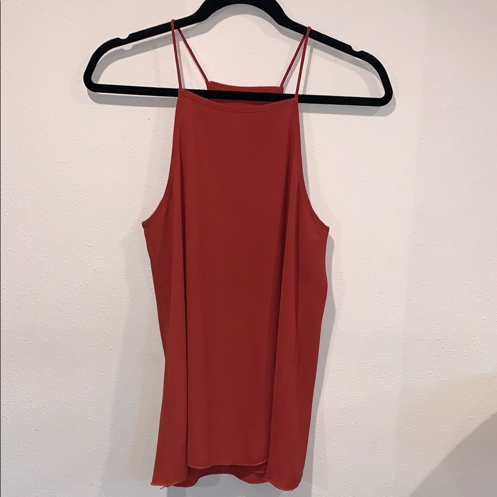 STUDIO FUN Women's ORANGE 🍊 Sleeveless Top SIZE MEDIUM